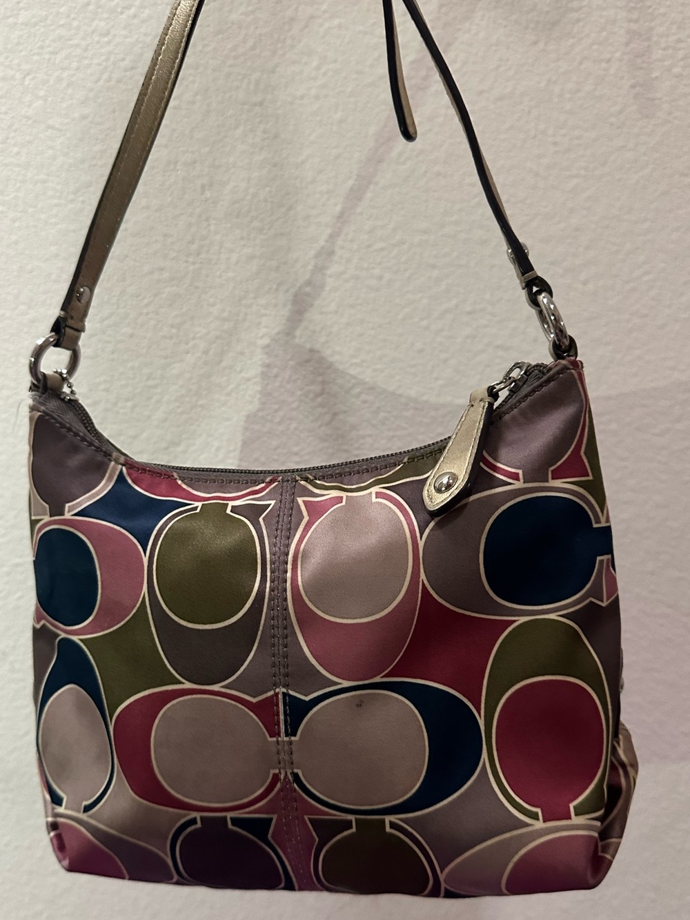Coach Soho Optic Lynn F19193 Multicolor Hobo Shoulder Bag - Picture 2 of 9